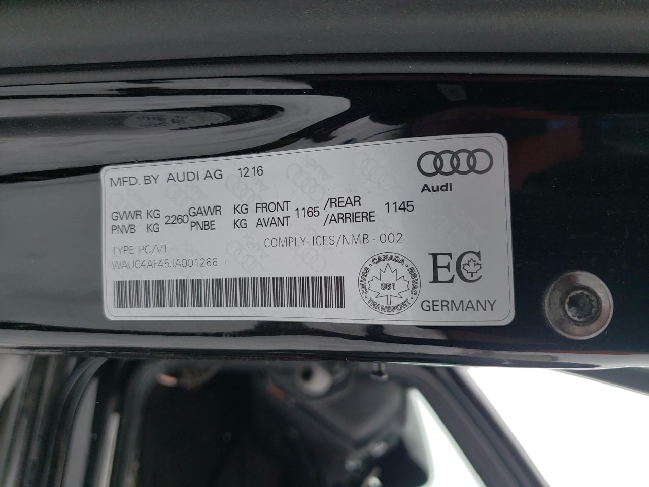 Photo 11 VIN: WAUC4AF45JA001266 - AUDI RS4 