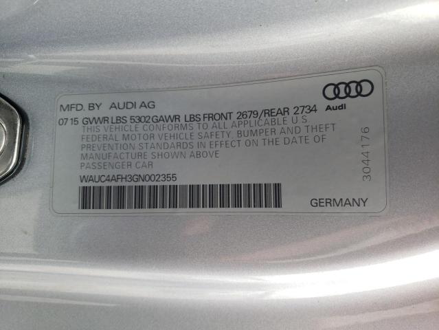 Photo 9 VIN: WAUC4AFH3GN002355 - AUDI S5 PREMIUM 