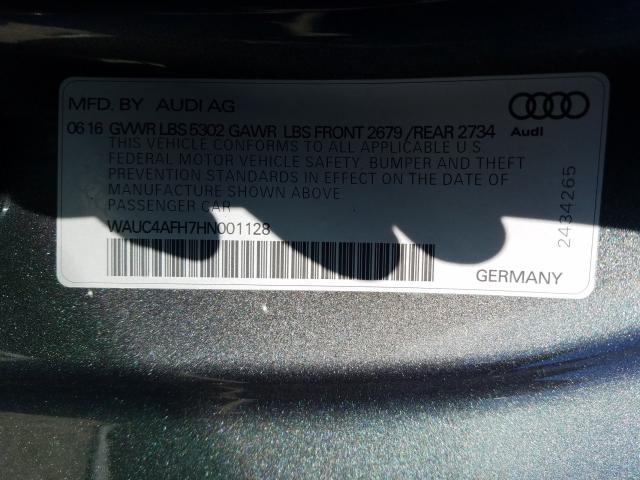 Photo 9 VIN: WAUC4AFH7HN001128 - AUDI S5 