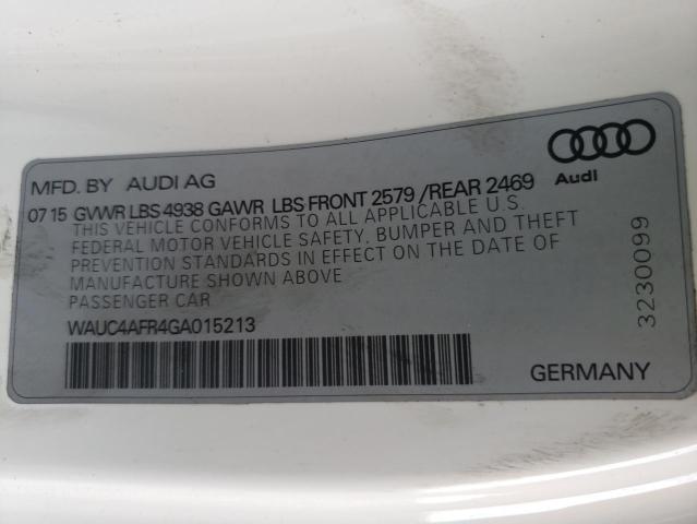 Photo 9 VIN: WAUC4AFR4GA015213 - AUDI S5 PREMIUM 