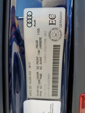 Photo 12 VIN: WAUC4BF42JA018662 - AUDI S4 PRESTIG 