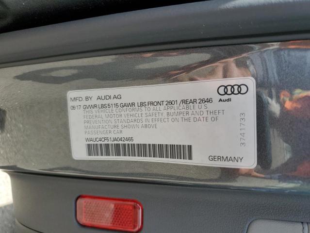 Photo 11 VIN: WAUC4CF51JA042465 - AUDI S5 PRESTIG 