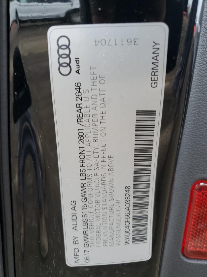 Photo 11 VIN: WAUC4CF56JA038248 - AUDI RS5 