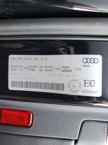 Photo 9 VIN: WAUC4CF56KA027509 - AUDI S5 PRESTIG 