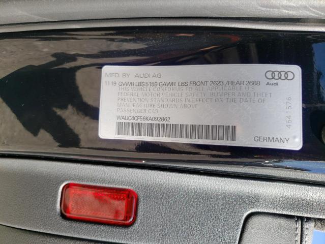 Photo 9 VIN: WAUC4CF56KA092862 - AUDI S5 