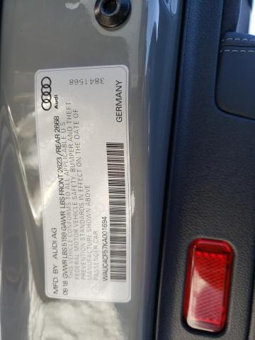 Photo 9 VIN: WAUC4CF57KA001694 - AUDI S5 PRESTIG 