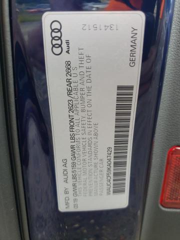 Photo 11 VIN: WAUC4CF59KA047429 - AUDI S5 PRESTIG 