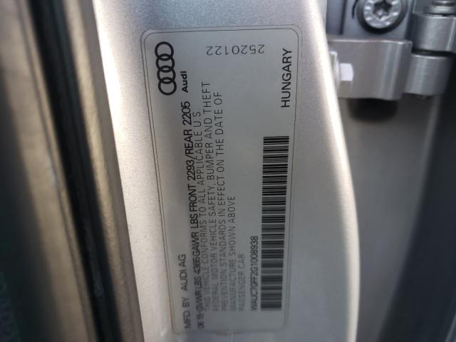 Photo 9 VIN: WAUC7GFF2G1008938 - AUDI A3 PREMIUM 