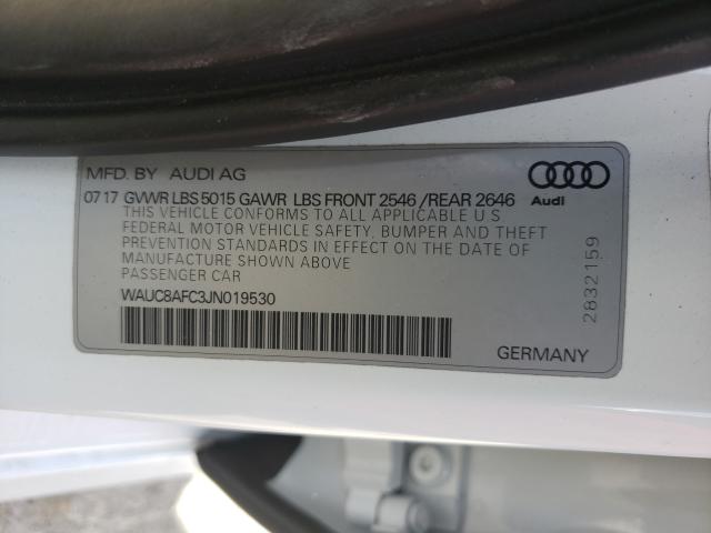 Photo 9 VIN: WAUC8AFC3JN019530 - AUDI A6 PREMIUM 