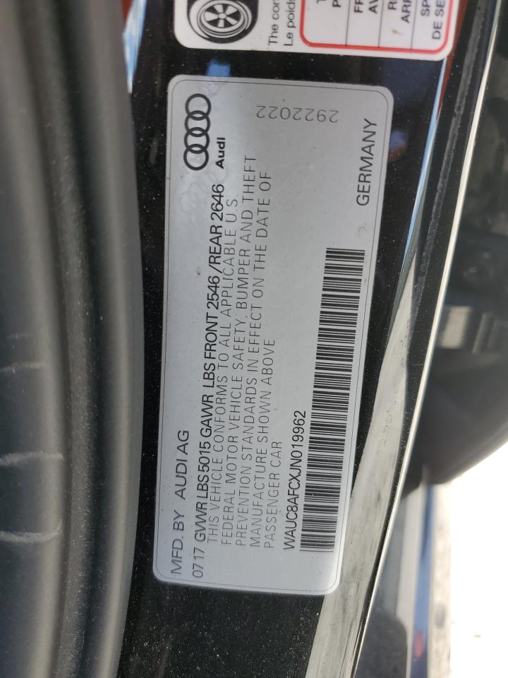 Photo 12 VIN: WAUC8AFCXJN019962 - AUDI A6 