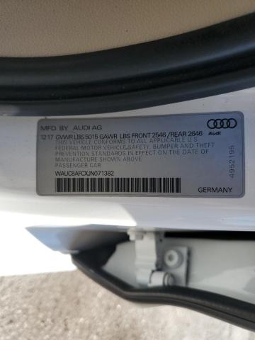 Photo 11 VIN: WAUC8AFCXJN071382 - AUDI A6 PREMIUM 