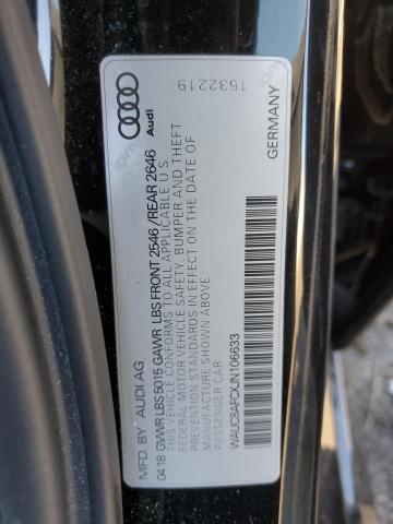 Photo 12 VIN: WAUC8AFCXJN106633 - AUDI A6 