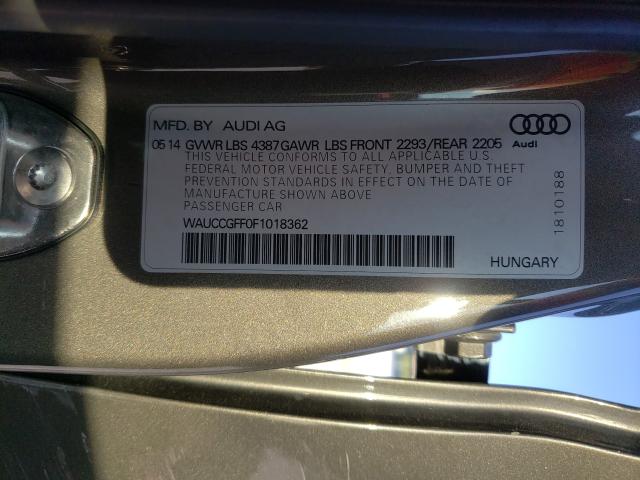 Photo 9 VIN: WAUCCGFF0F1018362 - AUDI A3 PREMIUM 