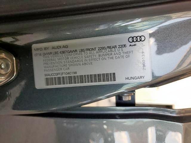 Photo 9 VIN: WAUCCGFF2F1040198 - AUDI A3 PREMIUM 