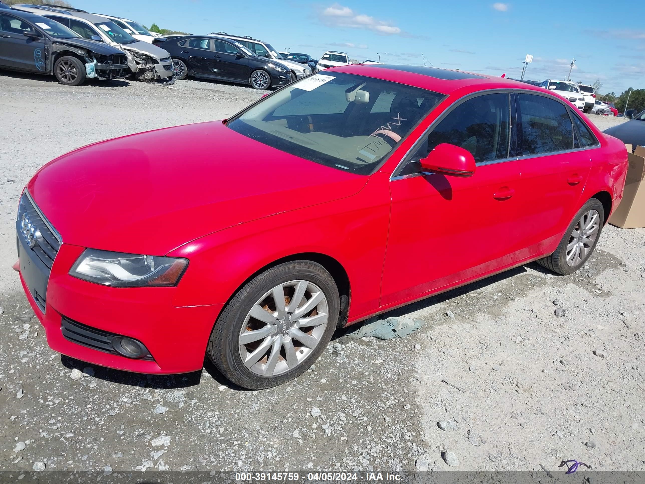 Photo 1 VIN: WAUCF78K89N067338 - AUDI A4 