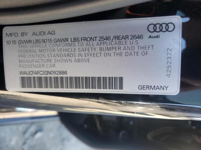 Photo 9 VIN: WAUCFAFC2GN092886 - AUDI A6 PREMIUM 