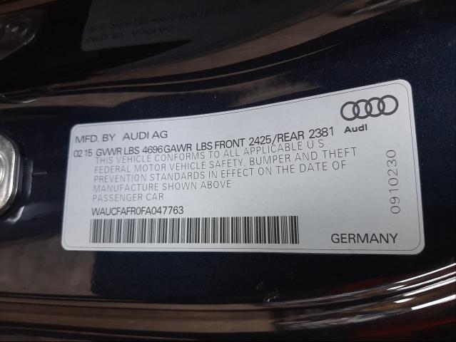 Photo 9 VIN: WAUCFAFR0FA047763 - AUDI A5 PREMIUM 