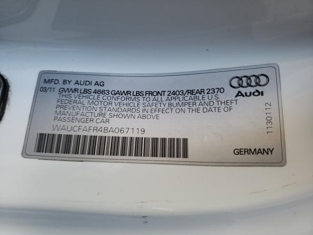 Photo 9 VIN: WAUCFAFR4BA067119 - AUDI A5 PREMIUM 