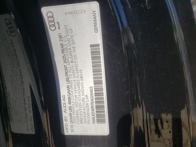 Photo 9 VIN: WAUCFAFR7EA029453 - AUDI A5 PREMIUM 