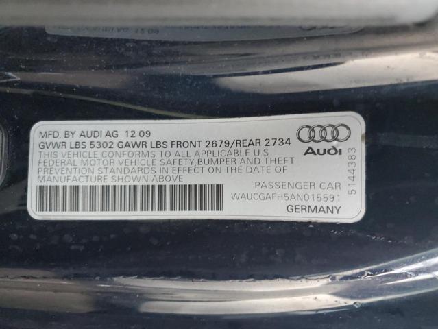 Photo 12 VIN: WAUCGAFH5AN015591 - AUDI S5 PREMIUM 