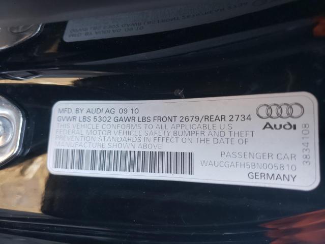 Photo 9 VIN: WAUCGAFH5BN005810 - AUDI S5 PREMIUM 