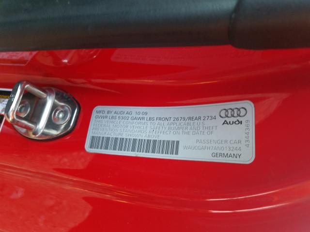 Photo 9 VIN: WAUCGAFH7AN013244 - AUDI S5 