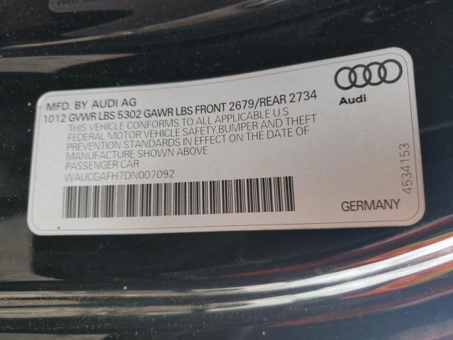 Photo 11 VIN: WAUCGAFH7DN007092 - AUDI S5 PREMIUM 