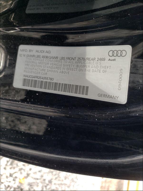 Photo 9 VIN: WAUCGAFR2EA055780 - AUDI S5 