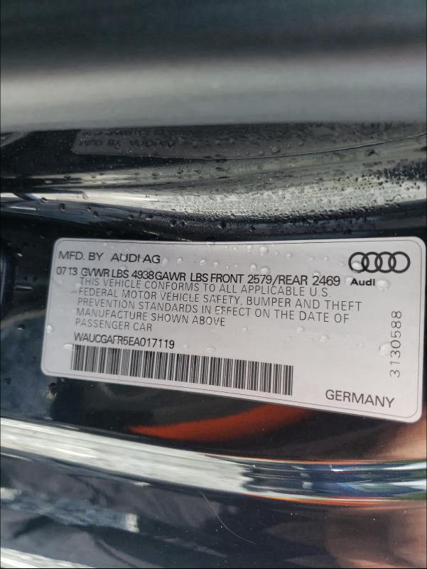 Photo 9 VIN: WAUCGAFR5EA017119 - AUDI S5 PREMIUM 