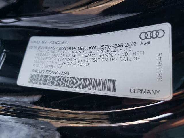 Photo 9 VIN: WAUCGAFR5FA019244 - AUDI S5 PREMIUM 