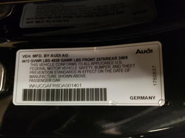 Photo 9 VIN: WAUCGAFR8DA001401 - AUDI S5 PREMIUM 