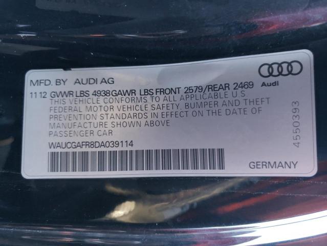 Photo 11 VIN: WAUCGAFR8DA039114 - AUDI S5 PREMIUM 