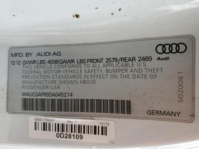 Photo 11 VIN: WAUCGAFR9DA045214 - AUDI S5 PREMIUM 