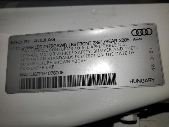 Photo 11 VIN: WAUCJGFF1F1078009 - AUDI A3 PREMIUM 