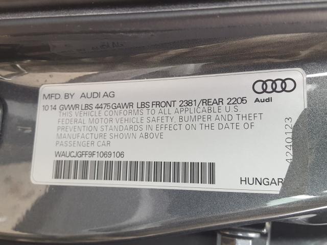 Photo 9 VIN: WAUCJGFF9F1069106 - AUDI A3 