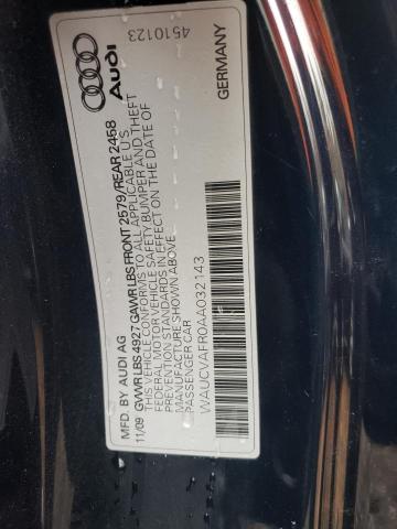 Photo 9 VIN: WAUCVAFR0AA032143 - AUDI S5 PREMIUM 