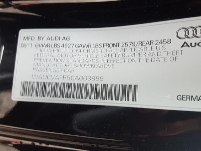 Photo 9 VIN: WAUCVAFR5CA003899 - AUDI S5 PREMIUM 