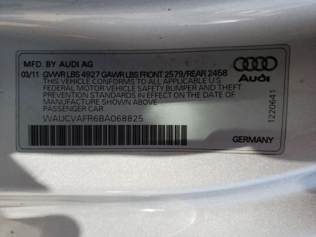 Photo 9 VIN: WAUCVAFR6BA068825 - AUDI S5 PREMIUM 