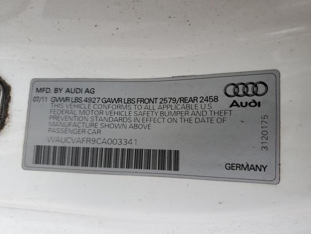 Photo 11 VIN: WAUCVAFR9CA003341 - AUDI S5 PREMIUM 