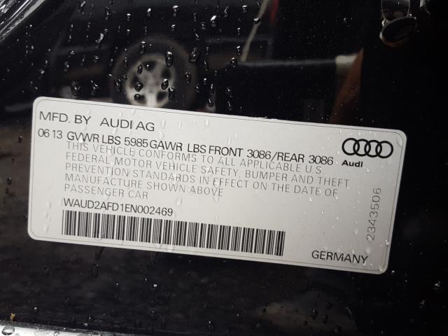 Photo 9 VIN: WAUD2AFD1EN002469 - AUDI S8 