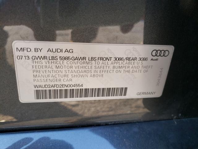 Photo 9 VIN: WAUD2AFD2EN004554 - AUDI S8 QUATTRO 