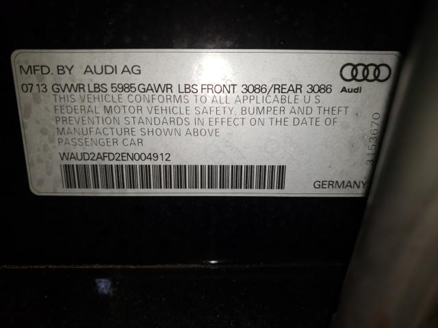 Photo 9 VIN: WAUD2AFD2EN004912 - AUDI S8 QUATTRO 