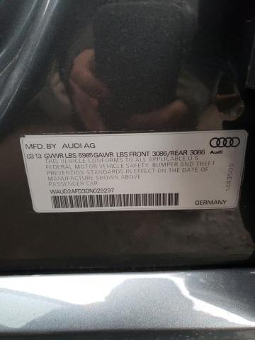 Photo 9 VIN: WAUD2AFD3DN029297 - AUDI S8 QUATTRO 