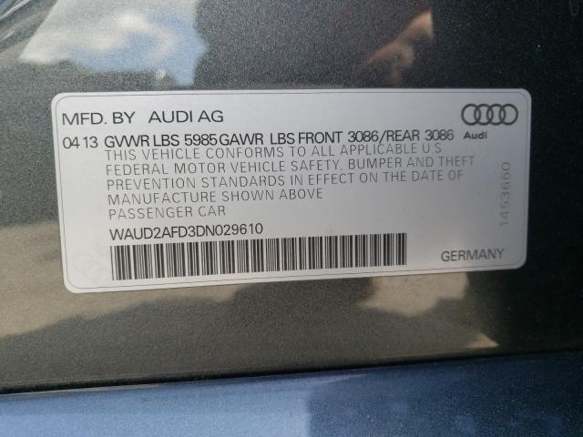 Photo 9 VIN: WAUD2AFD3DN029610 - AUDI S8 QUATTRO 