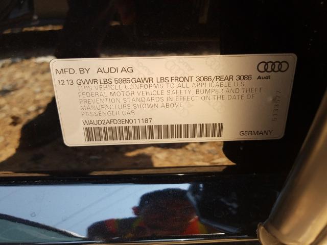 Photo 9 VIN: WAUD2AFD3EN011187 - AUDI S8 QUATTRO 