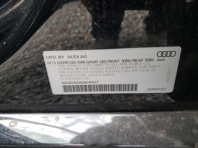 Photo 9 VIN: WAUD2AFD4DN030927 - AUDI S8 QUATTRO 