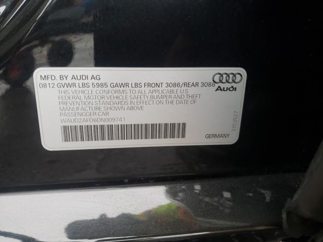 Photo 9 VIN: WAUD2AFD6DN009741 - AUDI S8 QUATTRO 