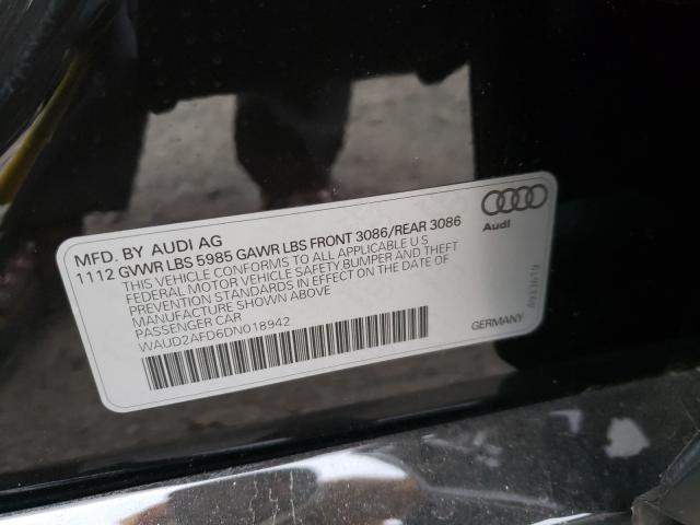 Photo 9 VIN: WAUD2AFD6DN018942 - AUDI S8 QUATTRO 