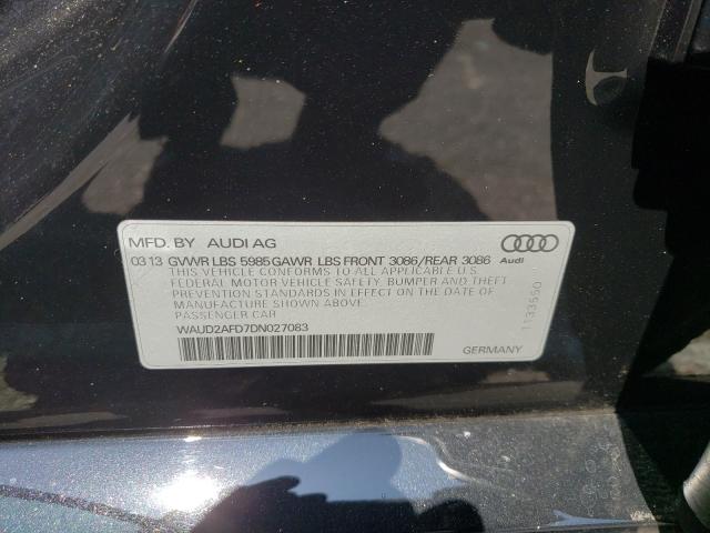 Photo 9 VIN: WAUD2AFD7DN027083 - AUDI S8 QUATTRO 