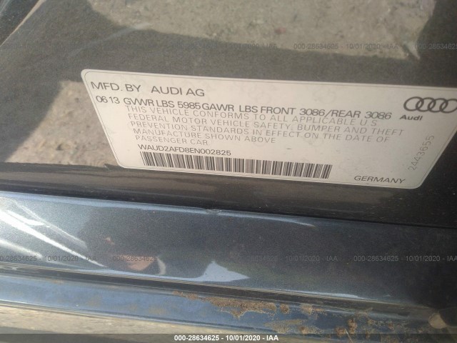 Photo 8 VIN: WAUD2AFD8EN002825 - AUDI S8 